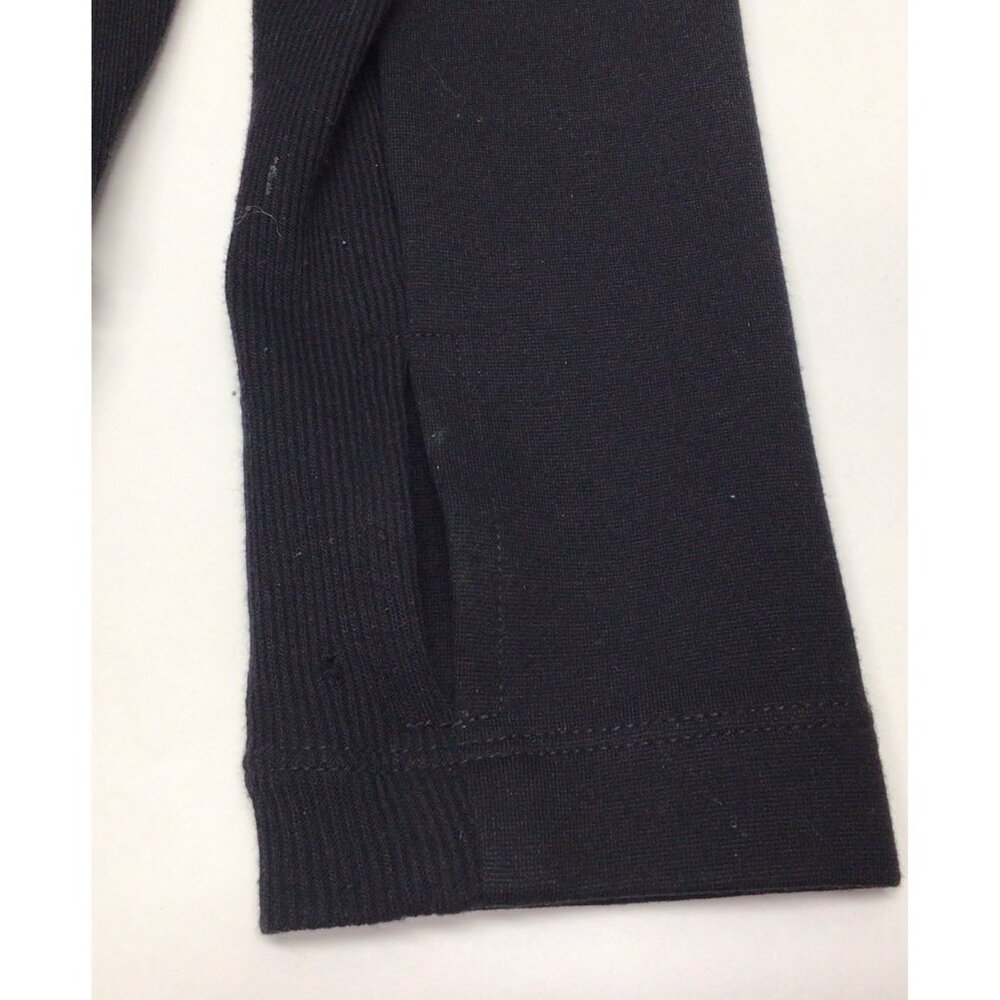 Cabi Relax Convertible Stretch Ponte Knit Long Black Zip Jacket 5655 Sz Medium - Picture 12 of 14